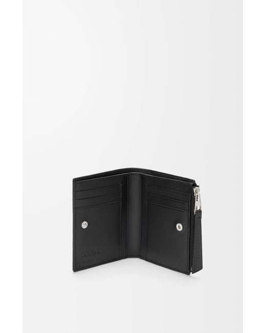 Loewe White Puzzle Slim Compact Wallet for men