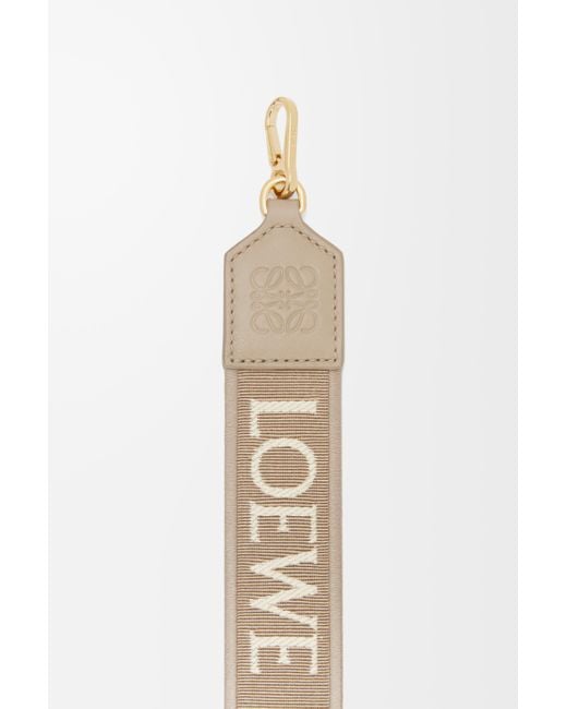 Loewe White Anagram Strap