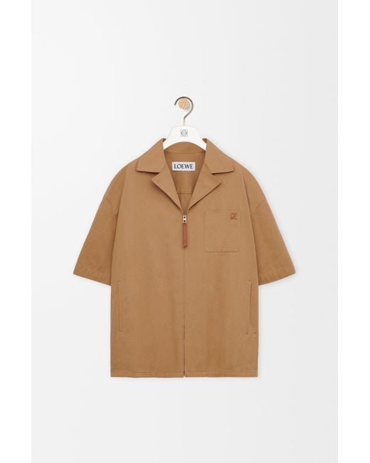 Loewe Natural Short Sleeve Shirt for men