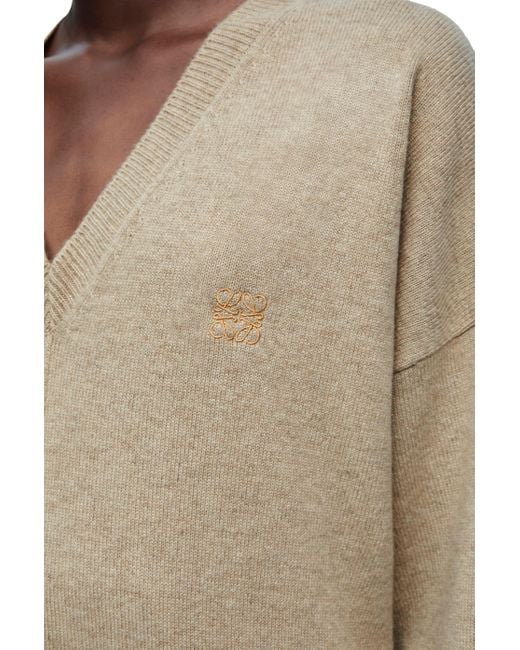 Loewe Natural Luxury Asymmetric Sweater In Cashmere