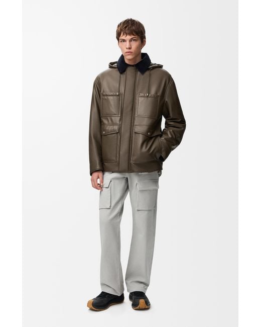 Loewe White Cargo Trousers for men
