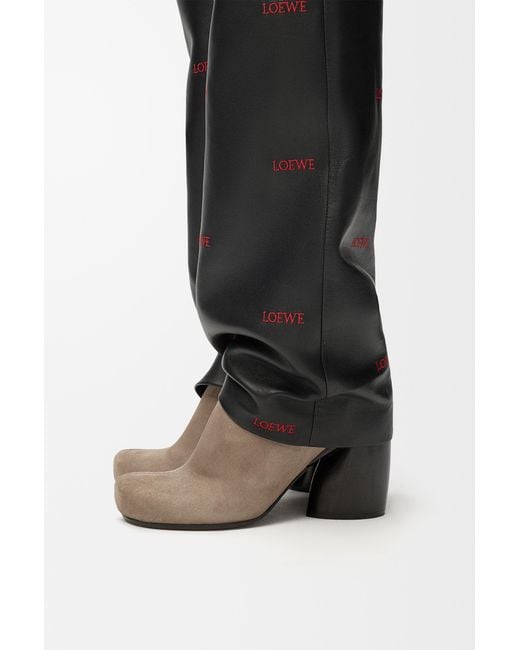 Loewe White Oval Bootie