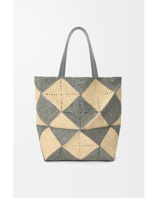 Loewe Natural Xl Puzzle Fold Tote for men