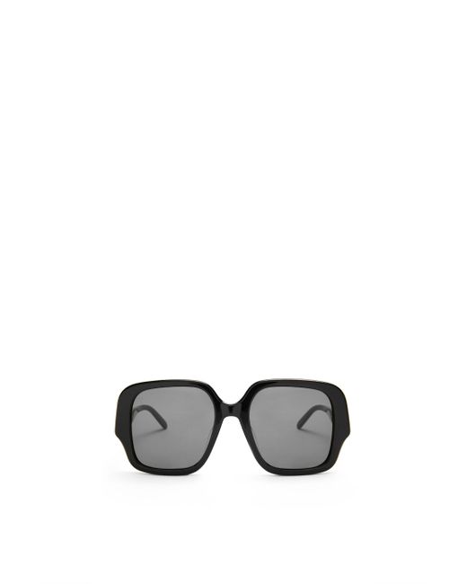 Loewe Black Square Slim Sunglasses