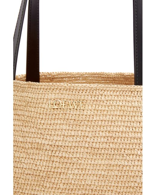 Loewe Natural Luxury Xl Puzzle Fold Tote In Raffia for men