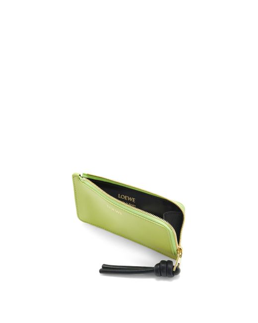 Loewe Green Knot Leather Card Holder