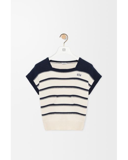 Loewe Blue Sleeveless Sweater
