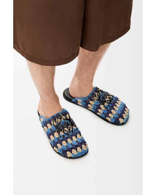 Loewe White Flex Mule for men