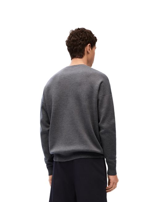 Loewe Blue Luxury Sweater In Wool For for men