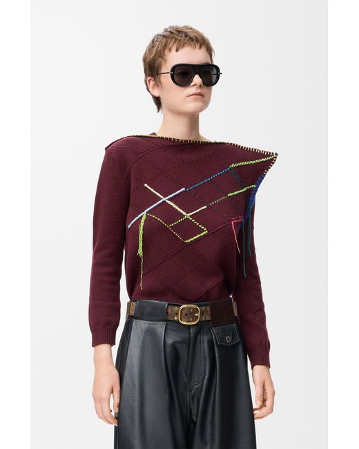 Loewe White Rounded Soft Belt