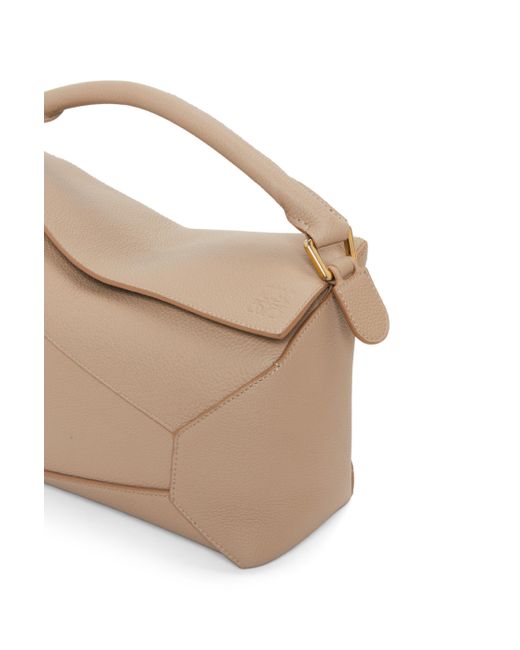 Loewe Natural Luxury Puzzle Bag In Soft Grained Calfskin
