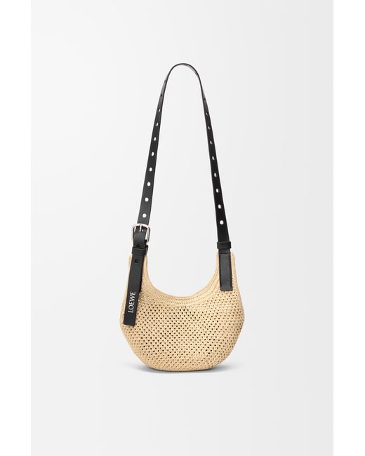 Loewe White Mini Punch Hole Hobo