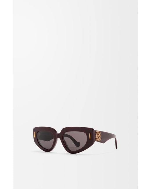 Loewe White Small Butterfly Screen Sunglasses Mujer