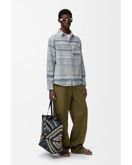 Loewe Blue Shirt for men