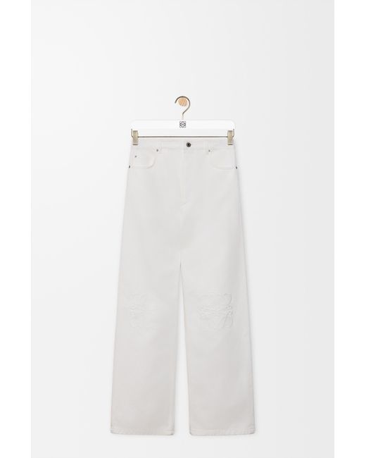Loewe Natural Anagram Baggy Jeans