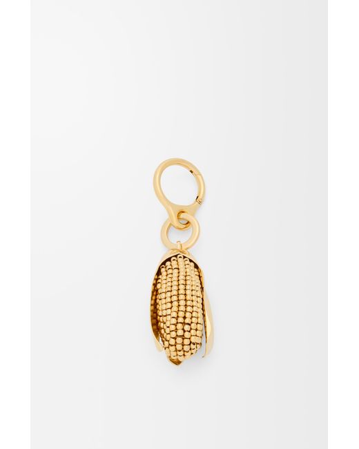 Loewe Metallic Beaded Corn Charm For