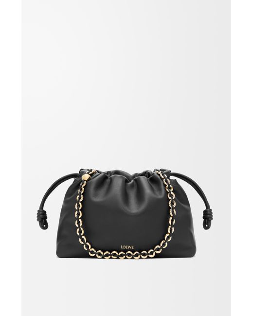 Loewe Black Mini Flamenco Shoulder Bag