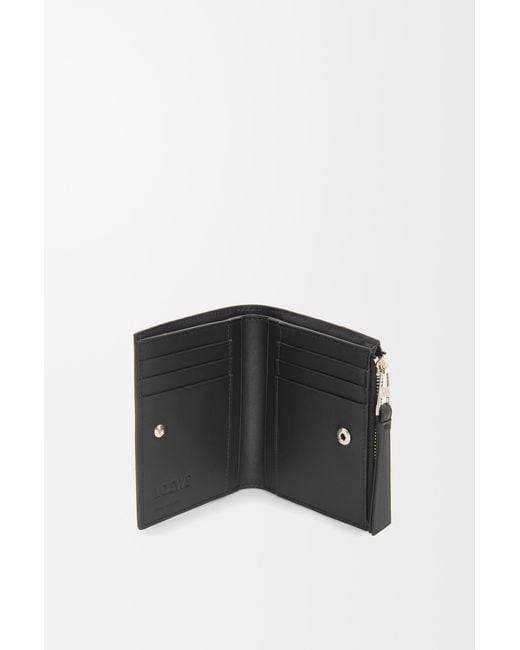 Loewe Black Puzzle Slim Compact Wallet for men