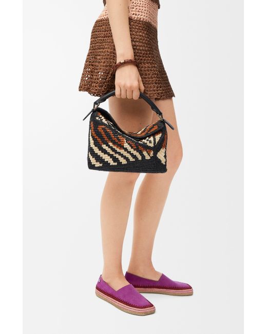 Loewe Blue Small Puzzle Edge Bag
