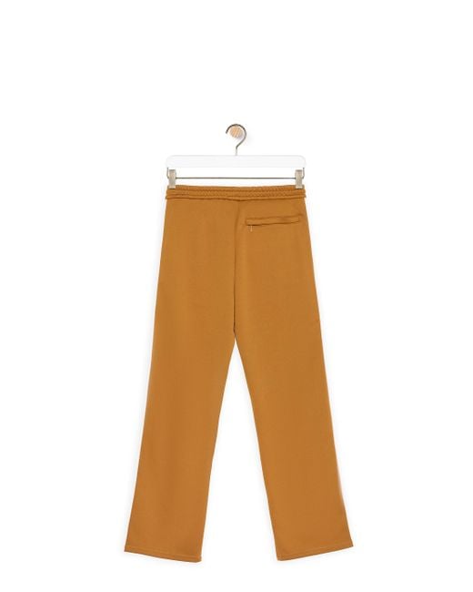 Loewe White Luxury Tracksuit Trousers In Technical Jersey