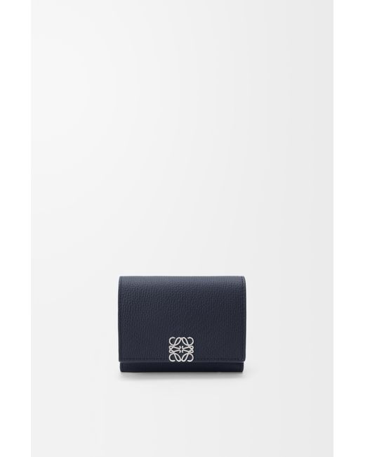 Loewe Blue Anagram Trifold Wallet