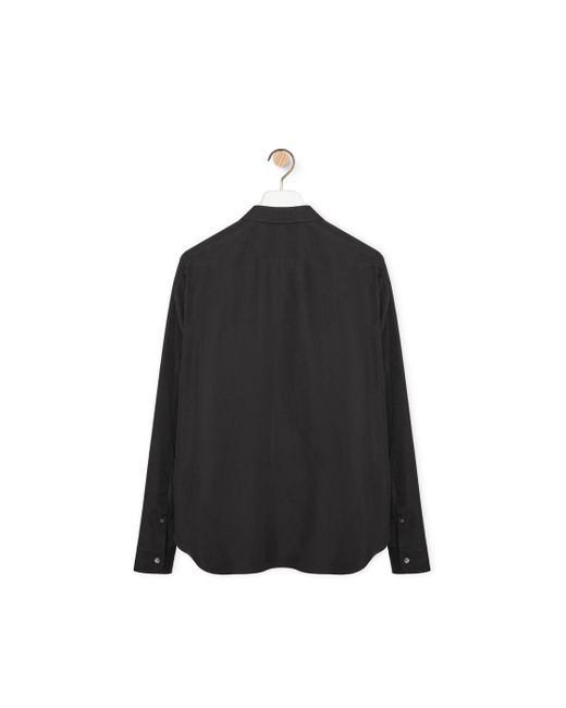 Loewe Black Luxury Shirt In Cotton for men