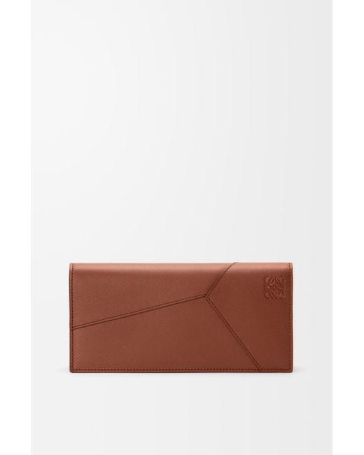 Loewe Brown Puzzle Long Horizontal Wallet for men