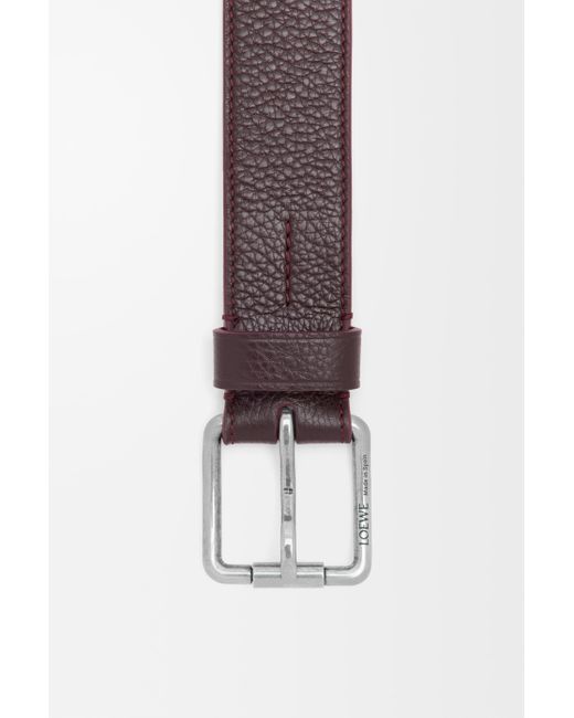 Loewe White Roller Curve Belt for men