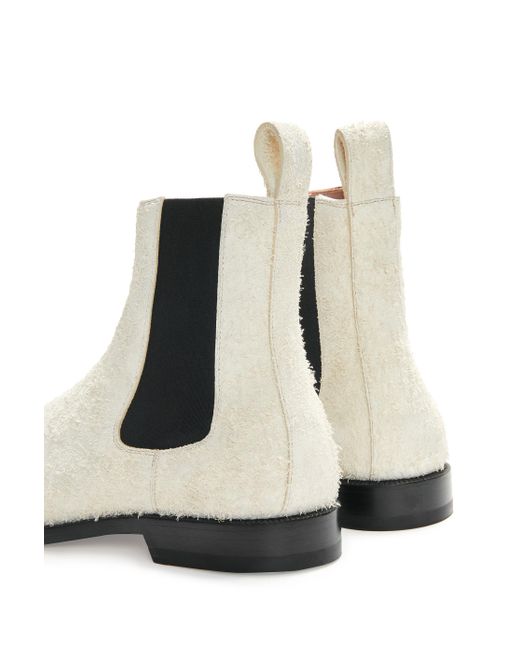 Loewe Multicolor Luxury Campo Chelsea Boot In Brushed Suede