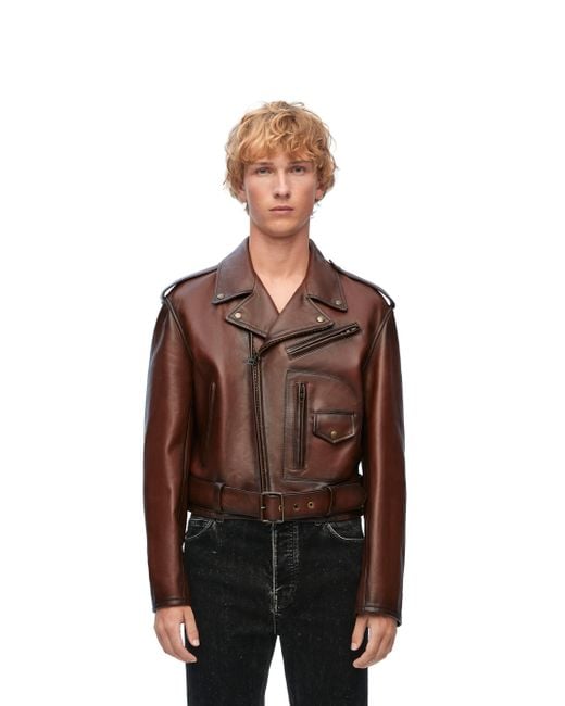 Loewe leather clearance jacket mens