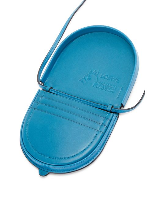 small heel pouch in soft calfskin