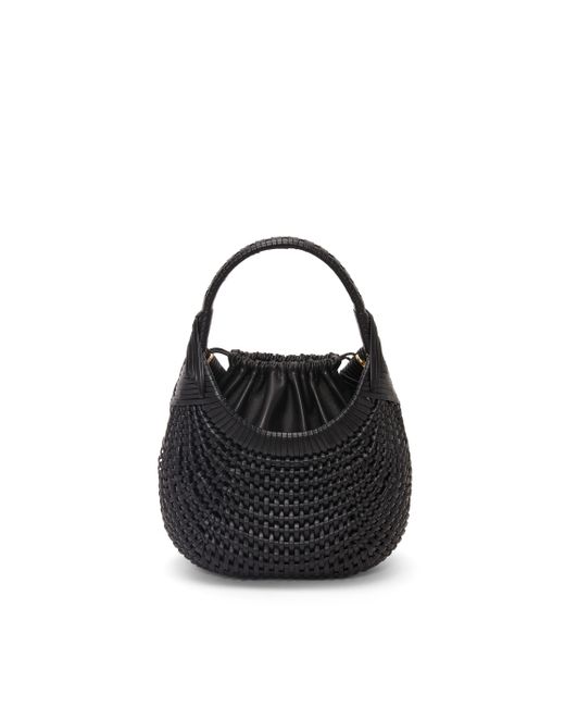 Loewe Black Diamond Hobo Bag In Calfskin
