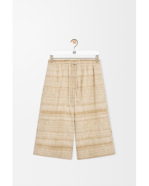 Loewe Natural Drawstring Shorts for men