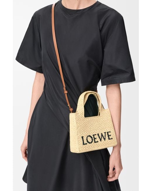 Loewe Metallic Mini Font Tote
