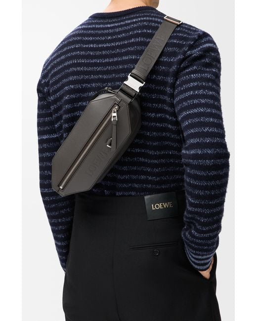 Loewe White Convertible Sling In Classic Calfskin for men
