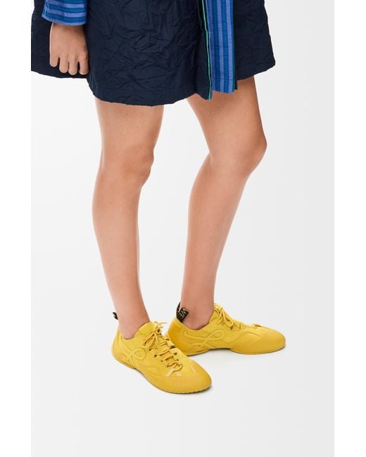 Loewe Yellow "Grip" Sneakers