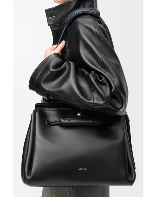 Loewe Black Large Madrid Bag