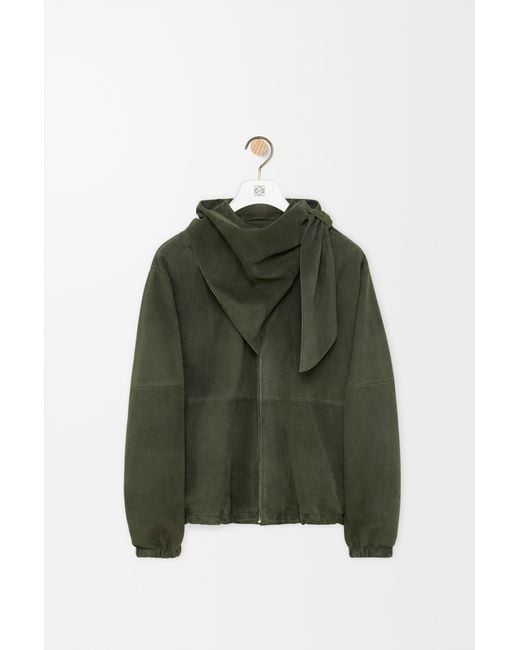 Loewe Green Scarf Jacket