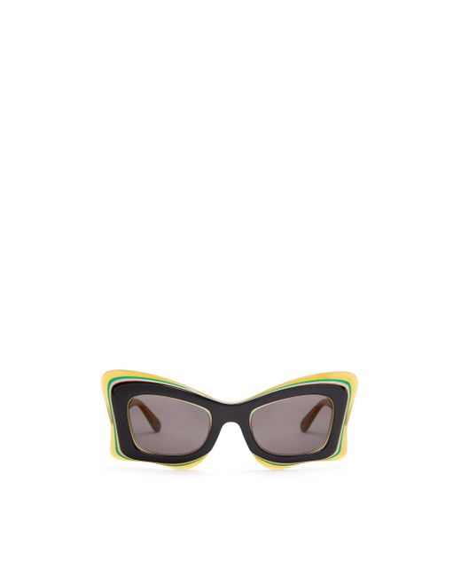 Loewe Multicolor Multilayer Butterfly Sunglasses