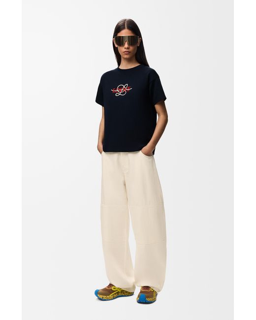 Loewe Blue Regular Fit T-Shirt