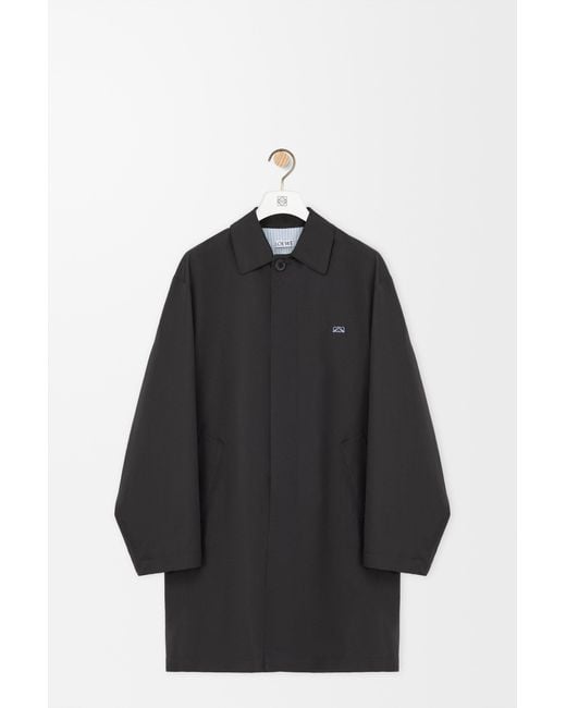 Loewe Black Trench Coat for men