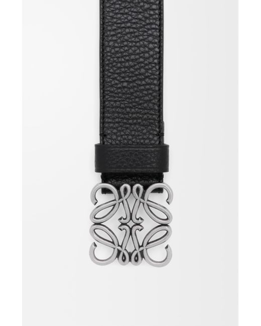 Loewe White Chunky Anagram Belt for men