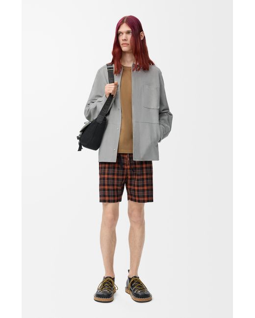 Loewe Gray Overshirt for men
