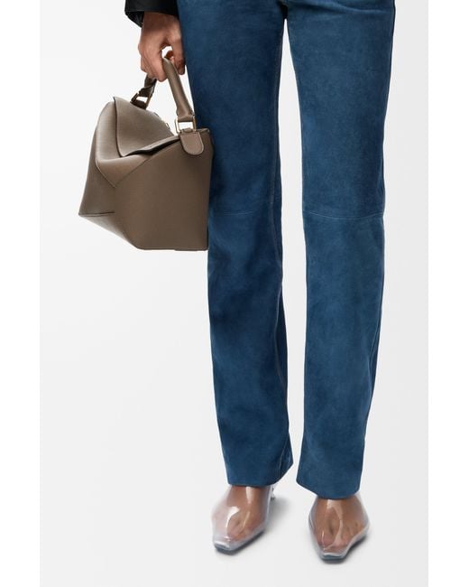 Loewe Gray Medium Puzzle Edge Bag