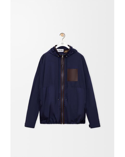 Loewe Blue Hooded Jacket for men
