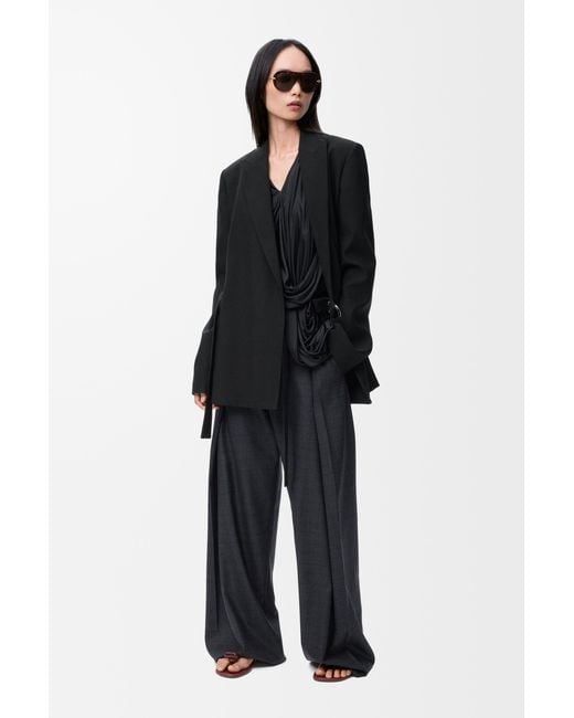Loewe Black Draped Jacket