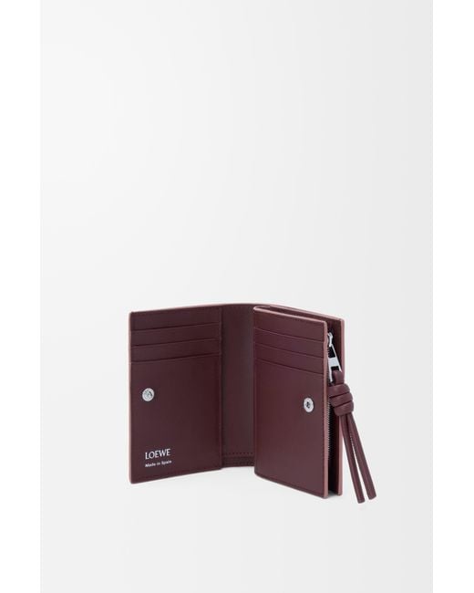 Loewe Pink Knot Compact Wallet