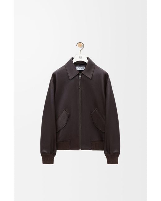 Loewe Multicolor Aviator Jacket In Deerskin for men