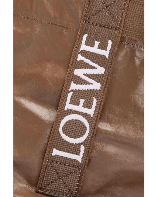 Loewe Brown Fold Shopper In Paper Calfskin for men