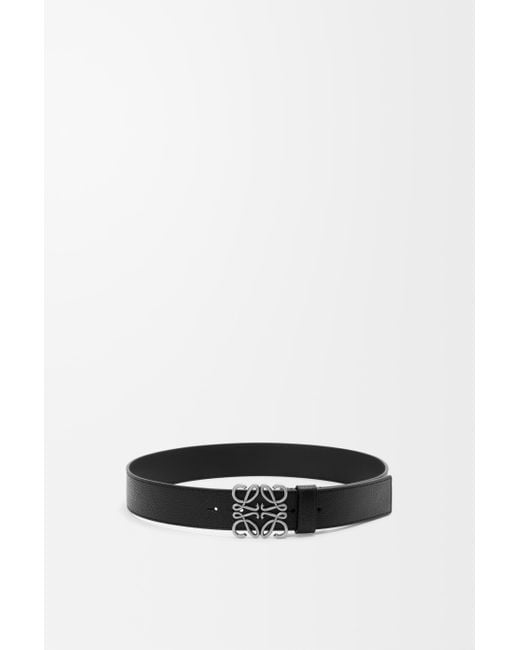 Loewe White Chunky Anagram Belt for men